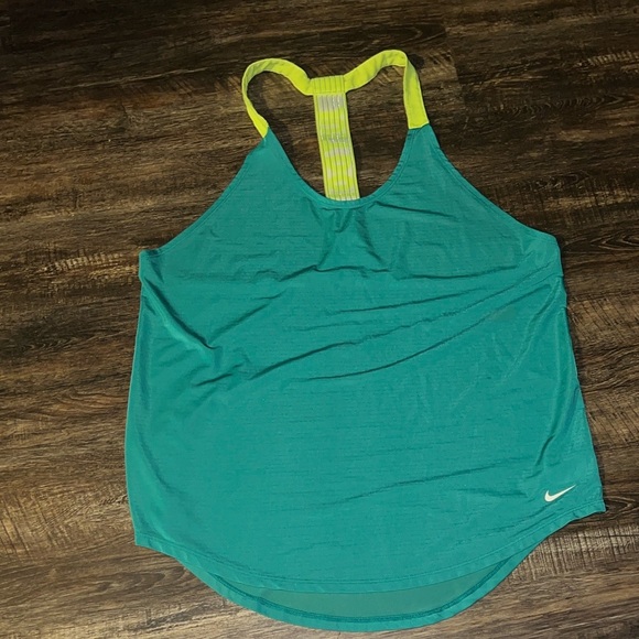 Nike Women's Vibrant Teal Tank Top - Picture 2 of 4